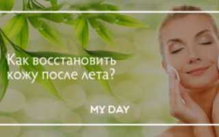 Основы восстановления кожи после лета
